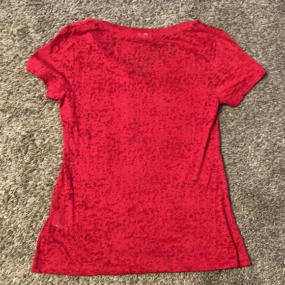 Oklahoma University Sheer Lace Look,Pull over short sleeve Knights Apparel Small - Picture 6 of 6